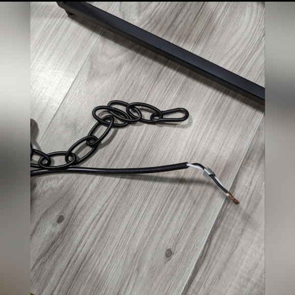 Chandelier Open Cage Black Matte Industrial - Picture 9 of 15